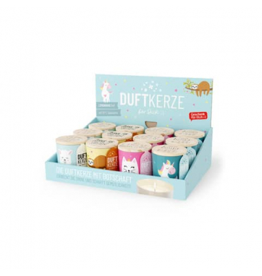 Duftkerze 651580 farbig sortiert 
