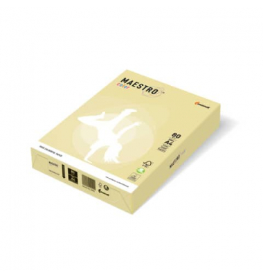Kopierpapier Maestro Color 9417-YE23AH80B gelb pastell A5 80g 