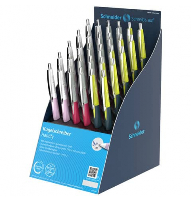 Kugelschreiber Haptify 306821, blau, M, nachf&uuml;llbar