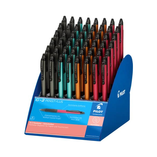 48 Stück Pilot Gelschreiber G2 Stylus sortiert  Pilot