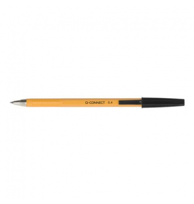Kugelschreiber KF34046, schwarz, 0,4mm, Einweg