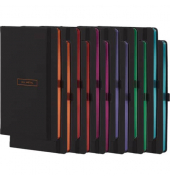Notizbuch SO23, schwarz, A5, liniert, 120g, 96 Blatt / 192 Seiten