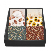 Motivserviette 33x33cm Herbst sortiert