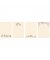 Notizblock 99-6230, blanko, A6, 90g, sortiert, 60 Blatt