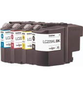 Druckerpatrone LC229XLVALBP (kompatibel zu LC-229XL), schwarz/cyan/magenta/gelb, ca. 1x 2400, 3x 1200 Seiten