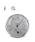 Saipan Thermometer silber