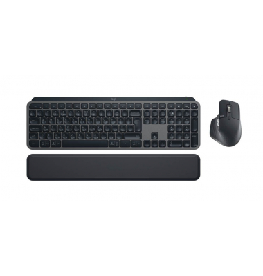 MX Keys S Combo Tastatur-Maus-Set kabellos schwarz