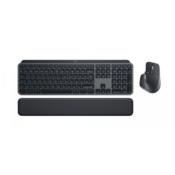 5099206112360 - MX Keys S Combo Bluetooth® Tastatur Maus-Set Beleuchtet Ergonomisch Multipair-Funktion Handballenauflage Deutsch QWERTZ Graphit