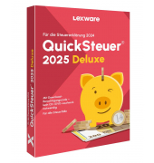 QuickSteuer Deluxe 2025 (für das Steuerjahr 2024) Software Vollversion (PKC)
