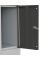 Schließfachschrank anthrazit, lichtgrau 520418, 4 Schließfächer 31,5 x 50,0 x 180,0 cm