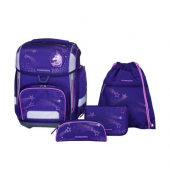 Schultaschenset Flashlight violet