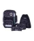 Schultaschenset Dark Hunter black grey