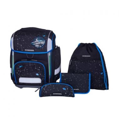 Schultaschenset Space Quest black blue