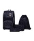 Schultaschenset Dark Hunter black grey