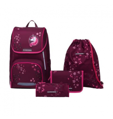 Schultaschenset Floral Fantasy fuchsia