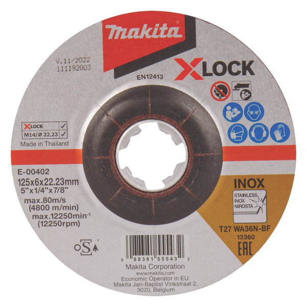 0088381555432 - Schruppscheibe X-Lock E-00402 0088381555432 makita 0088381555432 - Schruppscheibe X-Lock E-00402 0088381555432 makita