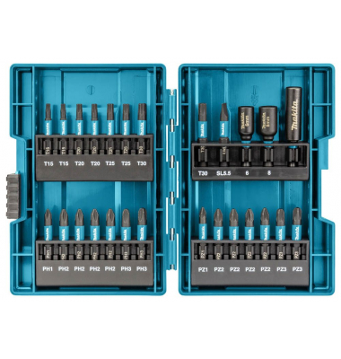 Impact Black E-03109 Bit-Set, 90-teilig
