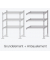 Schwerlastregal Rang'Eco 7213D blau 100,0 x 34,0 x 200,0 cm