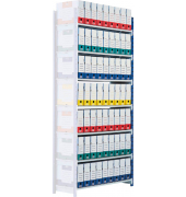 Anbau-Schwerlastregal Rang'Eco 7213S blau 100,0 x 34,0 x 200,0 cm