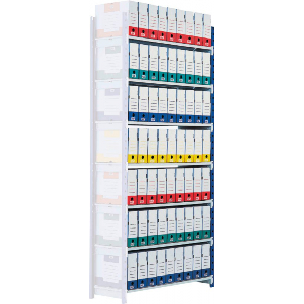 3660141232134 - Anbau-Schwerlastregal RangEco 7213S blau 1000 x 340 x 2000 cm 3660141232134 Paperflow 3660141232134 - Anbau-Schwerlastregal RangEco 7213S blau 1000 x 340 x 2000 cm 3660141232134 Paperflow