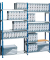 Anbau-Schwerlastregal Rang'Eco 7213S blau 100,0 x 34,0 x 200,0 cm