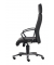 Chefsessel Eco Lux Leder schwarz, Gestell chrom