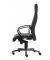 Chefsessel Neo Leder schwarz, Gestell chrom
