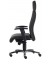 Chefsessel Neo Leder schwarz, Gestell chrom
