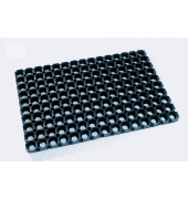 Ringgummimatte 3502601007 Domino, 60x80cm, rechteckig, für Außen- und Nassbereich
