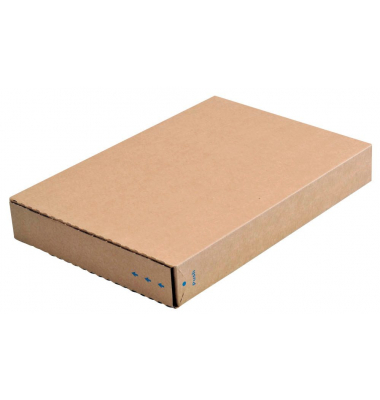 Faltkartons PB-40 PB-40 braun, innen 34,6x24,3x4,6cm, Wellpappe 1-wellig