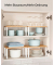 2 SONGMICS Küchen-Organizer bambus, weiß 29,7 x 19,518,5 x 15,813,7 cm