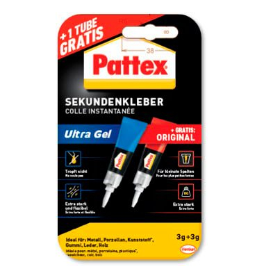 Ultra Gel Sekundenkleber 2x 3,0 g Ultra Gel Sekundenkleber 2x 3,0 g