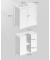 Waschtischunterschrank ohne Waschbecken BBC01WT weiß 60,0 x 30,0 x 60,0 cm