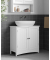 Waschtischunterschrank ohne Waschbecken BBC01WT weiß 60,0 x 30,0 x 60,0 cm