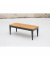 Beistelltisch Athene 585432, , anthrazit/teakholz / anthrazit