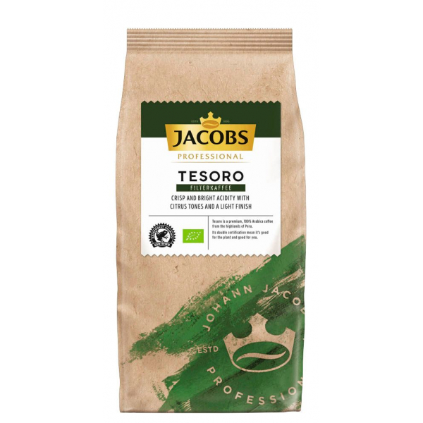 Jacobs Kaffee Tesoro 4057559, 1kg, gemahlen im Vakuumbeutel 8711000508275 Jacobs