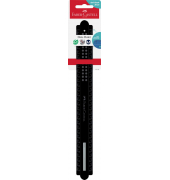 Lineal Dots 30,0 cm, schwarz