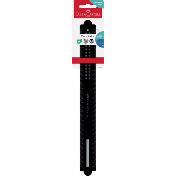 4005401721314 - Lineal Dots 300 cm schwarz 4005401721314 Faber-Castell 4005401721314 - Lineal Dots 300 cm schwarz 4005401721314 Faber-Castell