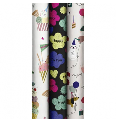Geschenkpapier 2528 1619 99, bunt