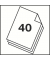 Locher Metall 40 Blatt schwarzgrau