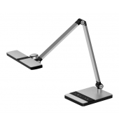 LED-Schreibtischlampe Nimbus, silber