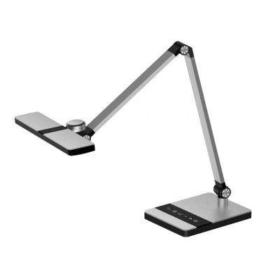 LED-Schreibtischlampe Nimbus, silber