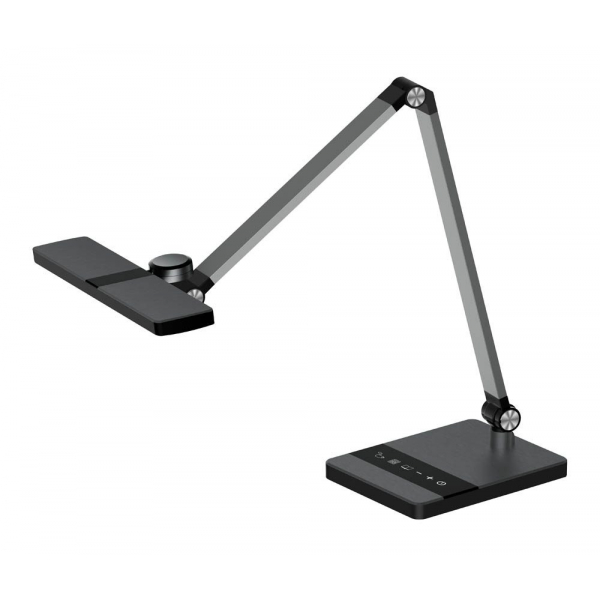 7612176093828 - Hansa-by-styro Nimbus LED-Tischlampe stufenlos dimmbar mit Touch-Bedienung schwarz