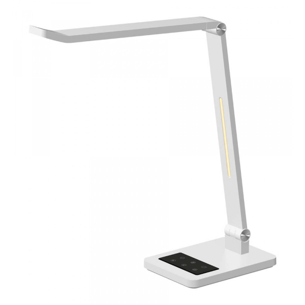 7612176093859 - Hansa Tide LED-Tischlampe Farbtemperatur einstellbar Memory-Funktion metallicgrau weiß