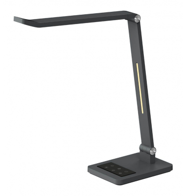 Tide Schreibtischlampe metallicgrau 9 W