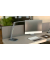 LED-Schreibtischlampe Tide, grau