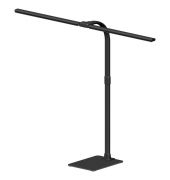 LED-Schreibtischlampe Novano, schwarz, mit Standfuß, dimmbar