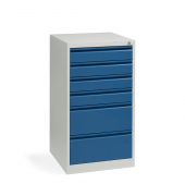Schubladenschrank WS PROFI SYSTEM 6Schubl lgr/ebl