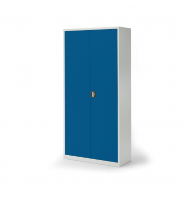 Stahlschrank 820206056, abschlie&szlig;bar, 5 OH, enzianblau/lichtgrau, 92x195x42cm (BxHxT)
