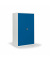 Stahlschrank 820206156, abschlie&szlig;bar, 5 OH, enzianblau/lichtgrau, 120x195x42cm (BxHxT)